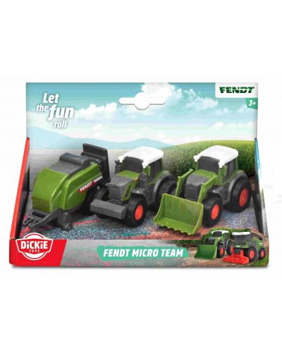 Детска играчка Dickie - Машина Fendt Micro Team, асортимент - 1