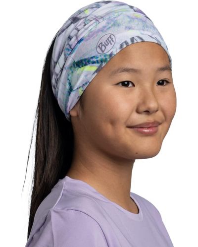 Детска кърпа за глава BUFF - Coolnet UV Shaira Lavender, многоцветна - 3