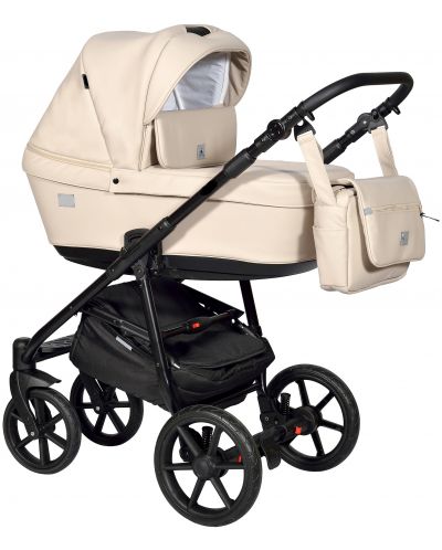 Комбинирана детска количка 2в1 Baby Giggle - Broco Eco, бежова - 1