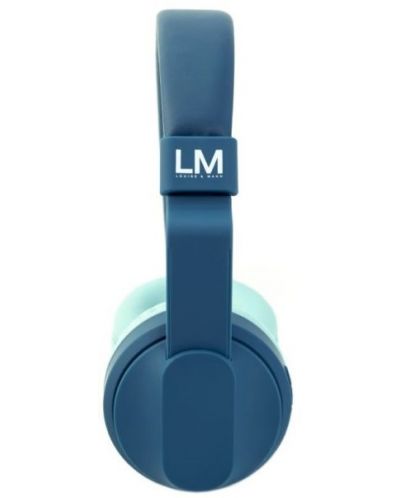 Детски слушалки PowerLocus - Louise&Mann 3, безжични, сини - 4