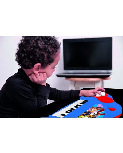Детска играчка Lexibook - Електронно пиано Paw Patrol, с микрофон - 6