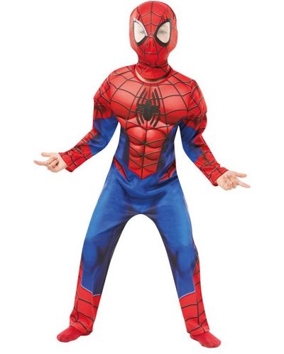 Детски карнавален костюм Rubies - Spider-Man Deluxe, 9-10 години - 2