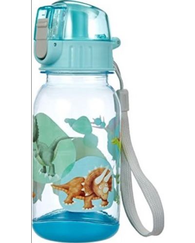 Детска бутилка Haba - Динозаври, 400 ml - 1