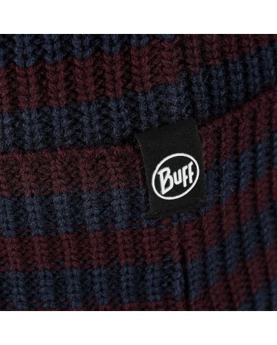 Детска шапка BUFF - Knitted Beanie Zimic Stripes, синя - 2