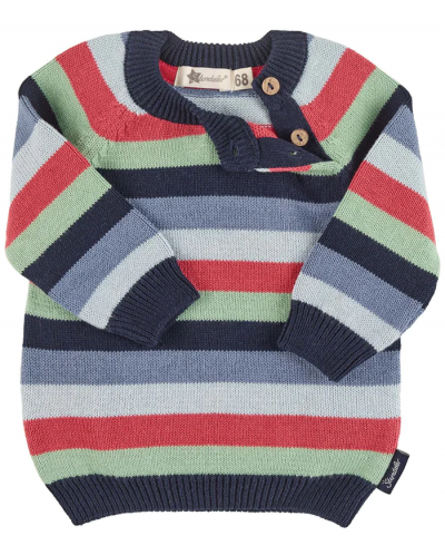 Детски пуловер Sterntaler - Райе, размер 80, 12-18 м - 2