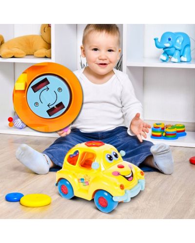 Детска играчка MalPlay - Сортер aвтомобил, със звукови ефекти - 7