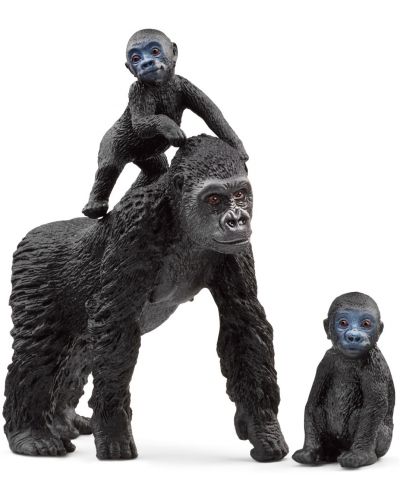 Комплект фигурки Schleich Wild Life - Семейство горили - 1