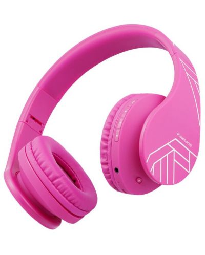 Детски слушалки PowerLocus - P2, безжични, розови - 4