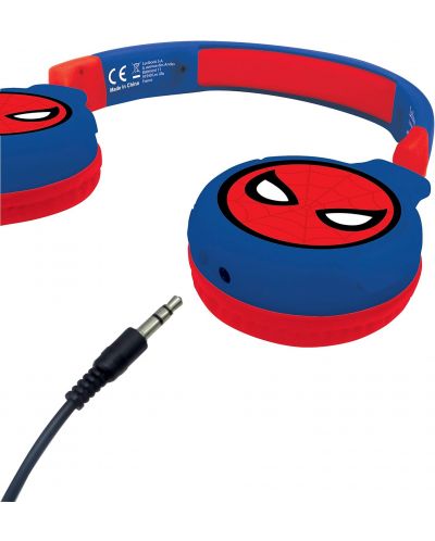 Детски слушалки Lexibook - Spider-Man HPBT010SP, безжични, сини - 4