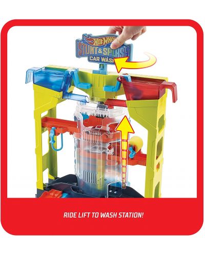 Детска играчка Mattel Hot Wheels Colour Shifters - Автомивка - 4