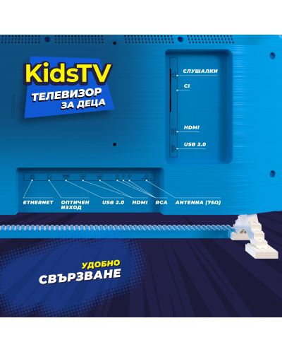 Детски смарт телевизор KIVI - KidsTV,  32'', FHD, Low Blue Light - 10