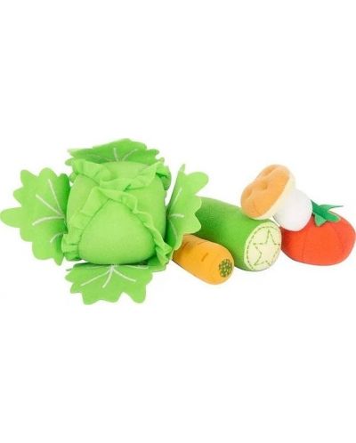 Детски комплект зеленчуци от плат Small Foot -  В кошница, 6 части - 2