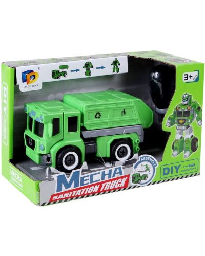 Детски камион Raya Toys - Mecha Truck, Трансформер, зелен - 2