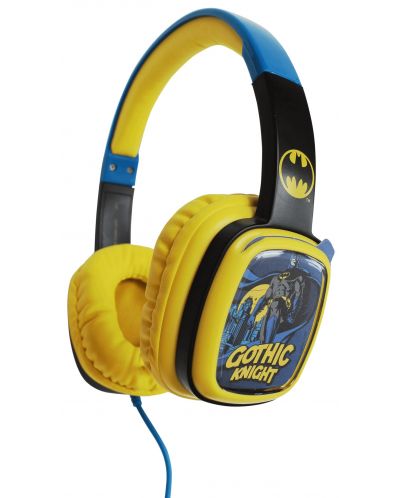 Детски слушалки Flip 'n Switch - Batman, многоцветни - 1