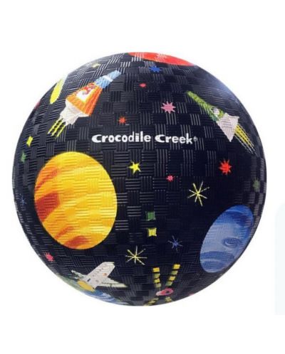 Детска топка за игра Crocodile Creek - Изследване на космоса, 18 cm - 1