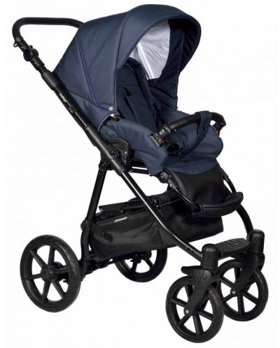 Комбинирана детска количка 2в1 Baby Giggle - Broco, тъмносиня - 3