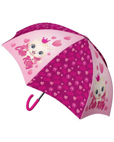 Детски чадър S. Cool - Kitty, автоматичен, 48.5 cm - 1