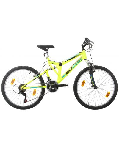 Детски велосипед BIKE SPORT - Paralax 24"x 380, зелен - 1