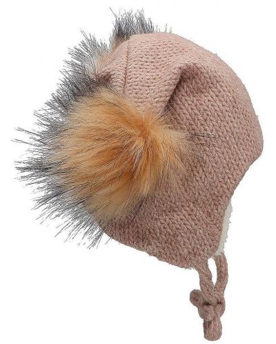 Детска зимна шапка с помпони Sterntaler - Момиче, 55 cm, 4-6 години - 3