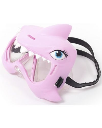 Детски очила за гмуркане Eurekakids - Розова акула - 3