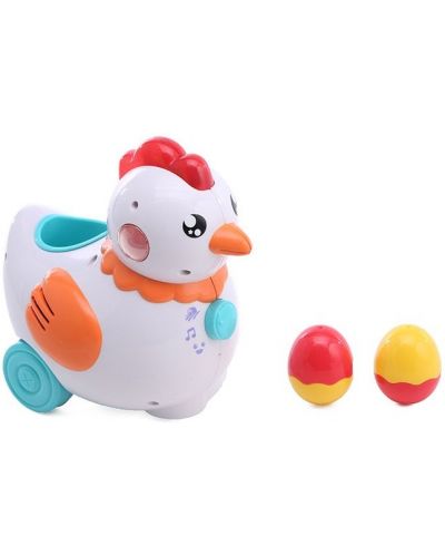 Детска играчка Ntoys - Музикална кокошка Cluck Cluck - 1
