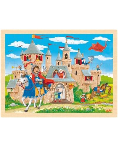 Детски пъзел Goki - Рицарски замък - 1