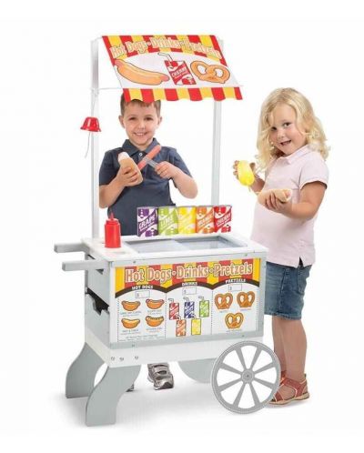 Детска играчка Melissa & Doug - Количка за сладолед и сандвичи - 2