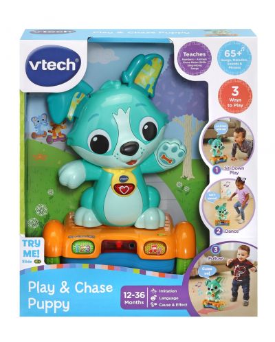Детска играчка Vtech -  Интерактивно куче (на английски език) - 1