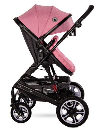 Детска комбинирана количка 3в1 Lorelli - Lora Set, розова - 7