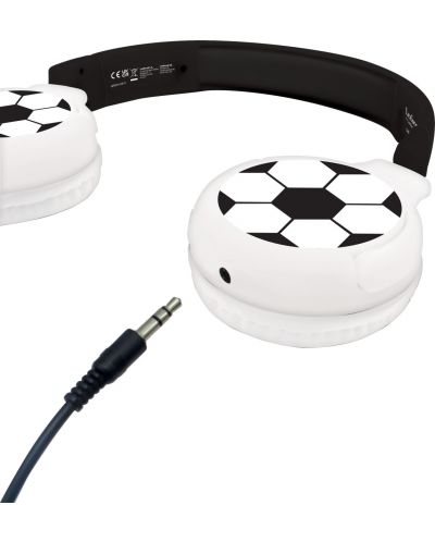 Детски слушалки Lexibook - HPBT010FO, безжични, черни/бели - 4