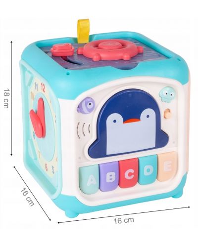 Детска играчка 7 в 1 MalPlay - Интерактивен образователен куб - 2
