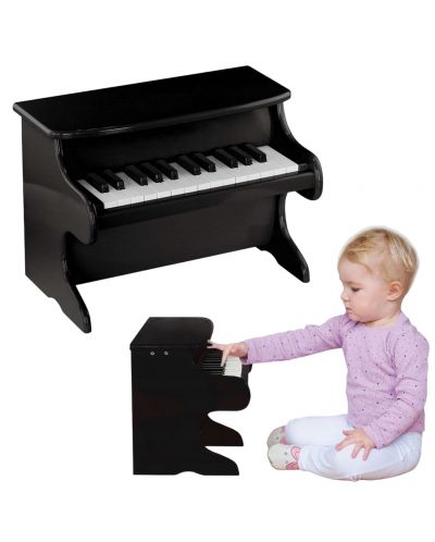 Детско дървено пиано Viga  - С 25 клавиша, черно - 3