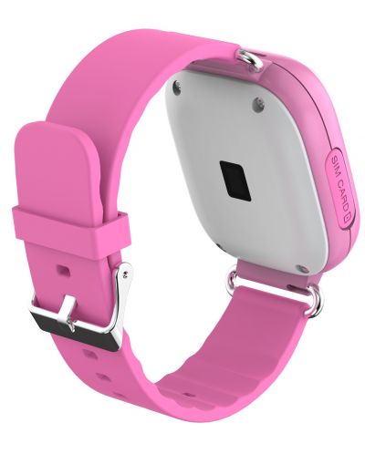 Детски Смарт часовник Xmart - KW03G, 31mm, 1.22", розов - 5