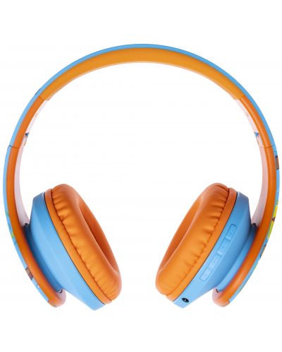 Детски слушалки PowerLocus - P2 Kids Angry Birds, безжични, сини/оранжеви - 5