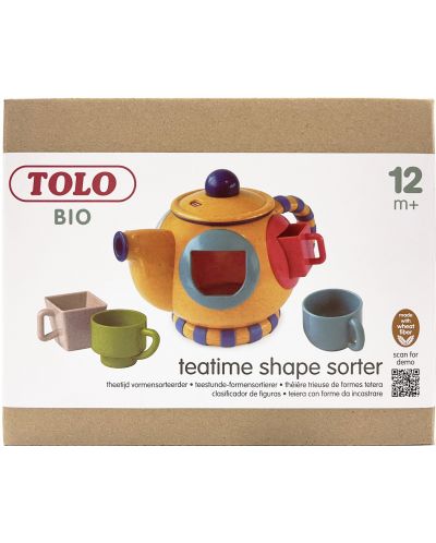 Детски сортер с форма на чайник Tolo Toys - Многоцветен - 3