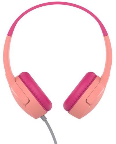 Детски слушалки с микрофон Belkin - SoundForm Mini, розови - 2