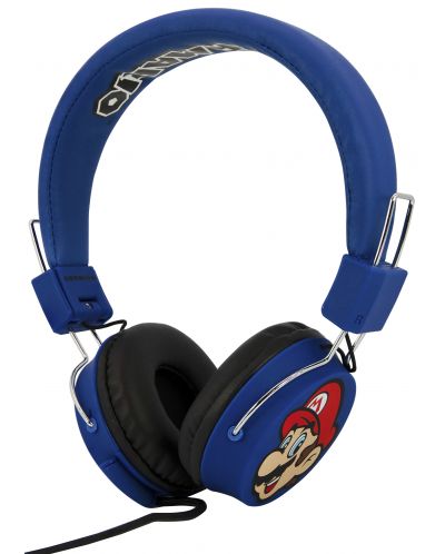 Детски слушалки OTL Technologies - Super Mario Tween, сини - 2