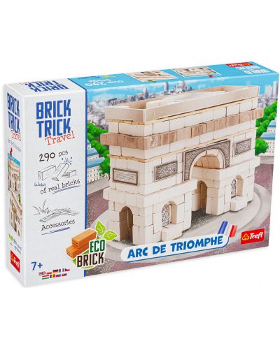 Декоративен модел Trefl Brick Trick Travel - Триумфална арка - 1