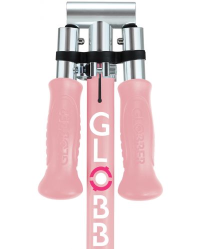 Детска тротинетка Globber - Flow Foldable Junior Lights, розова - 8