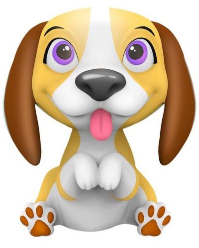 Детска играчка Kidz World Washy Friends - Кално кученце за къпане, Beagle - 4