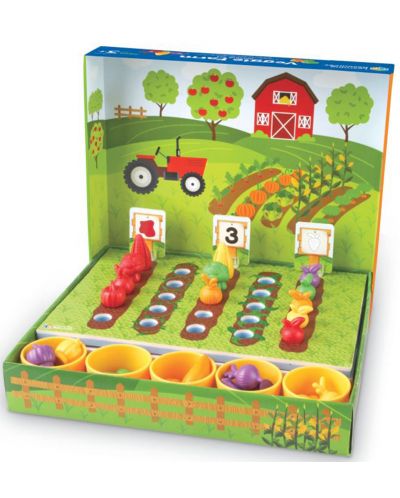 Детска игра Learning Resources - Зеленчукова градина за сортиране - 1