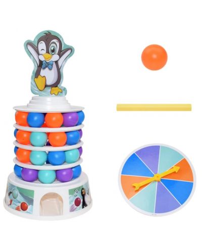 Детска игра за баланс Kingso - Люлеещ пингвин - 2