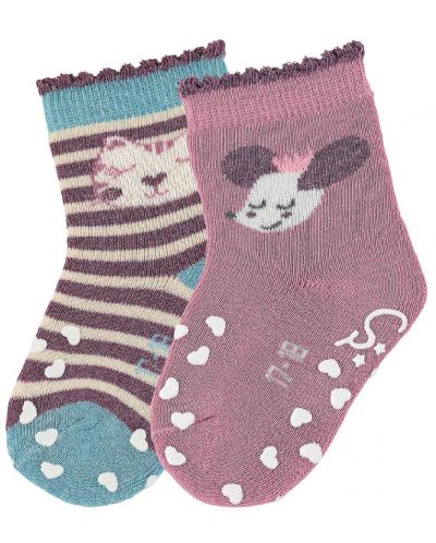 Детски чорапи за пълзене Sterntaler - 2 чифта, 21/22, 18-24 месеца - 1