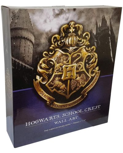Декорация за стена The Noble Collection Movies: Harry Potter - Hogwarts School Crest - 2