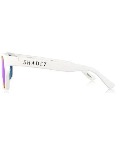 Детски слънчеви очила Shadez - От 3 до 7 години, бели с лилави стъкла - 3