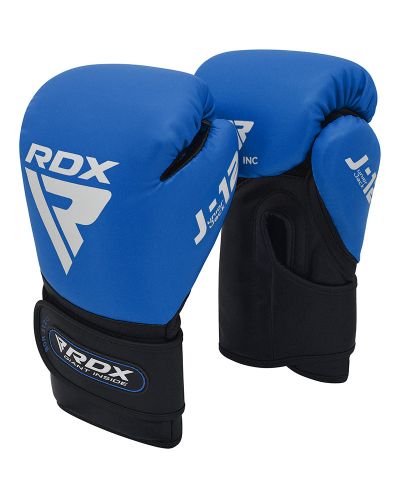 Детски боксови ръкавици RDX - REX J-12, 6 oz, сини/черни - 2