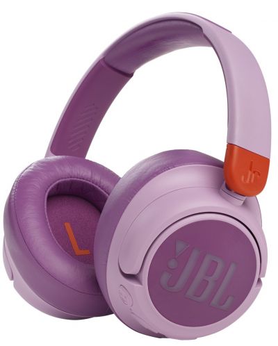 Детски слушалки JBL - JR 460NC, безжични, розови - 1