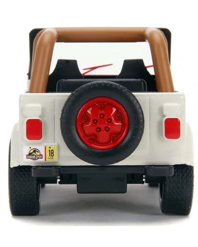 Детска играчка Jada Toys - Кола Jeep Wrangler, Jurassic Park, 1:32 - 5