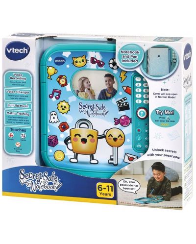 Детска играчка Vtech - Интерактивен таен дневник, зелен (на английски език) - 1