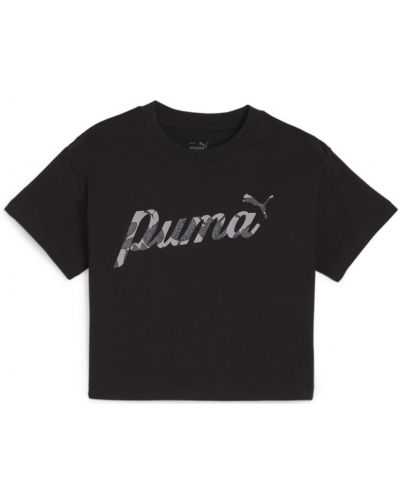 Детска тениска Puma - ESS+ Blossom , черна - 1